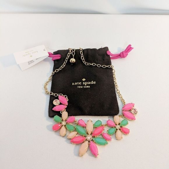 Kate Spade Garden of Paris Statement Necklace NWT - Picture 1 of 8